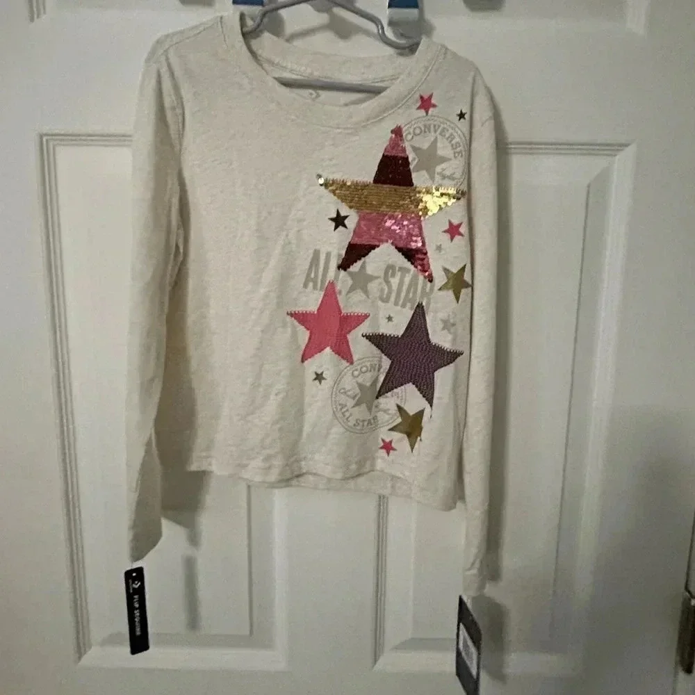 Converse girls long sleeve tshirt‎
